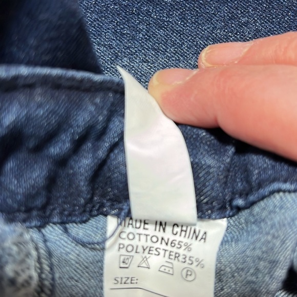 Pantete Womens High Waisted Bell Bottom flare belted Jeans size M NWTs - Picture 9 of 11